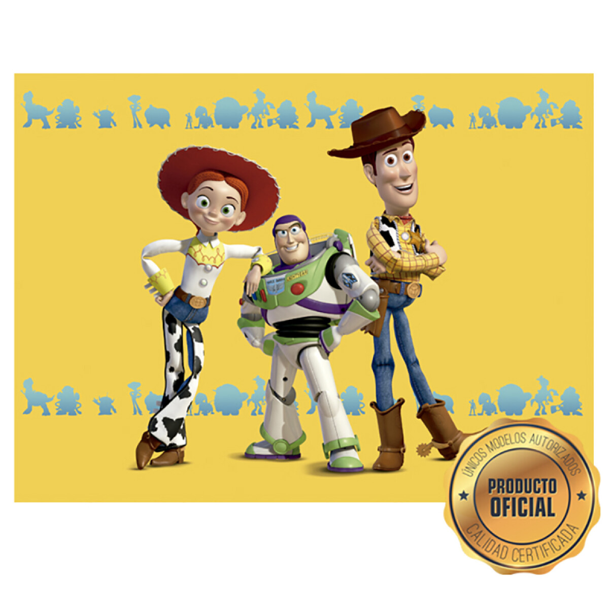 Lámina Toy Story - Amarilla Rect. 