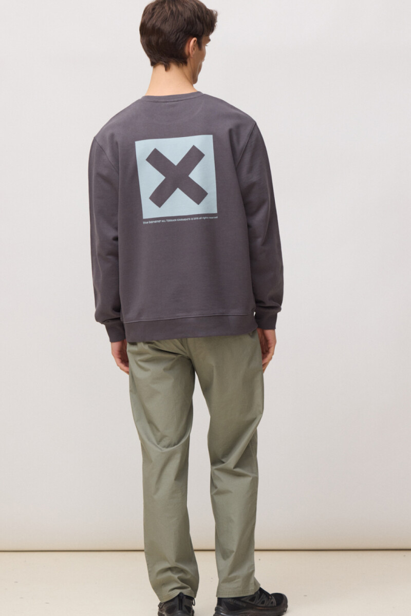 Sudadera Nature Blue Banana Anthracite