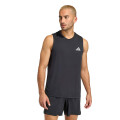 Top de Hombre Adidas Run Ess Tank M Negro
