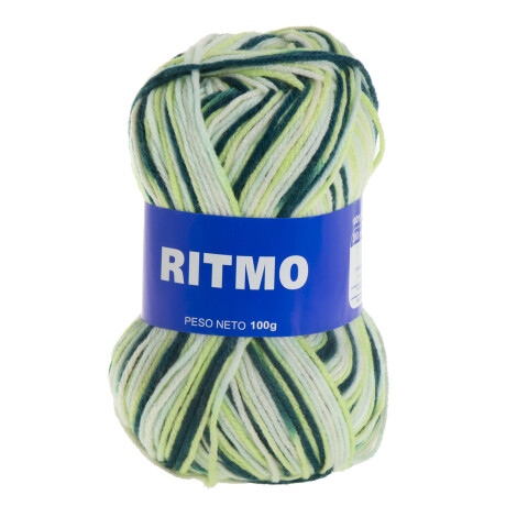 ritmo matizado verde con verde claro