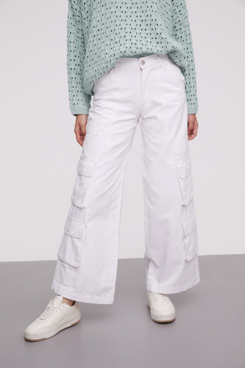 Pantalon Nickies - Blanco 