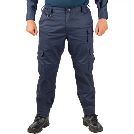 Pantalón táctico GCM tela antidesgarro con puño ajustable Azul