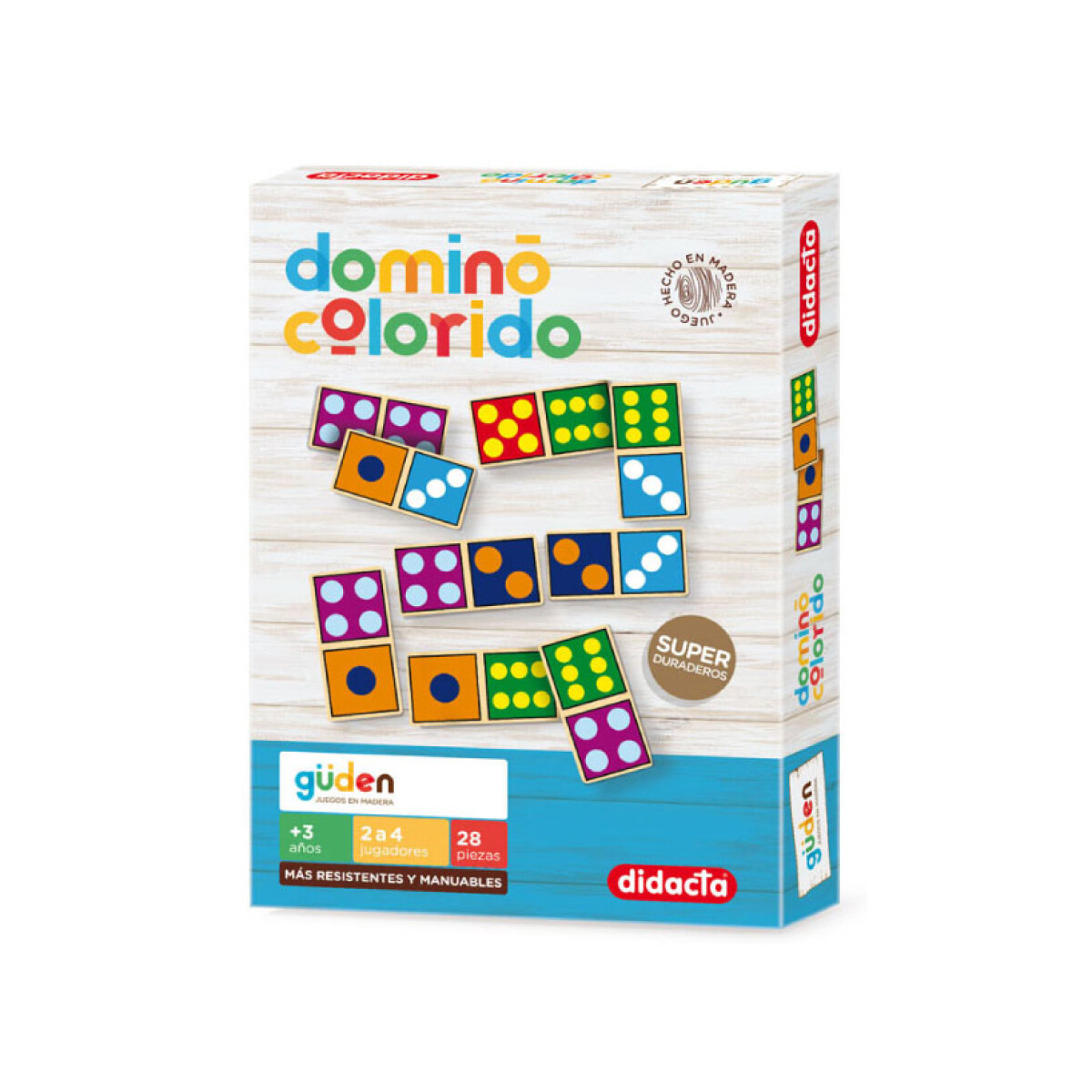 Juego De Mesa Domino De Colores 