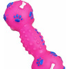 Juguete Para Perro Con Chifle Y Forma De Mancuerna FUCSIA