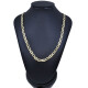 Gargantilla oro 18k eslabon forcet chato Gargantilla oro 18k eslabon forcet chato