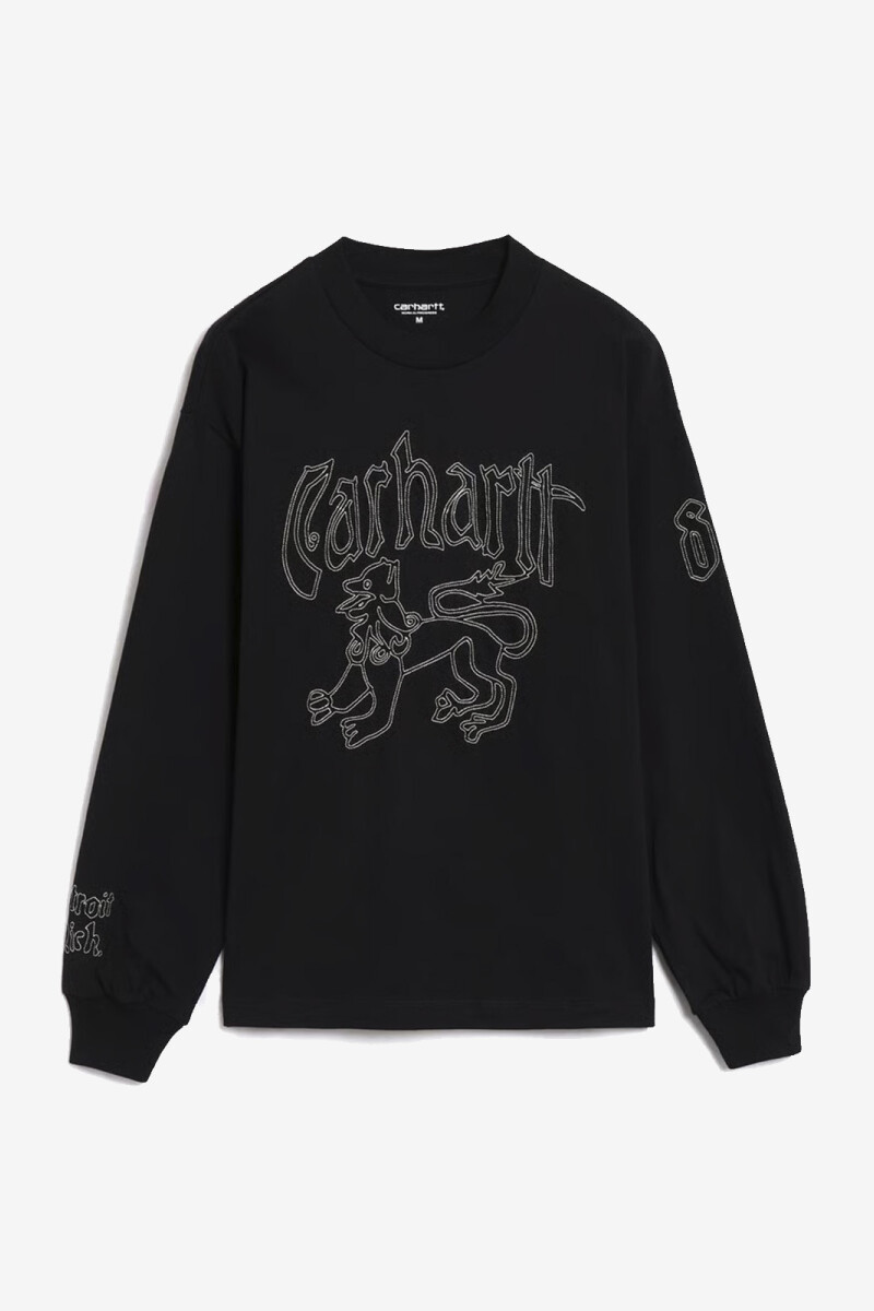 W' L/S HACKWORK T-SHIRT Negro