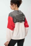 Campera Rumba Gris Me./Rojo
