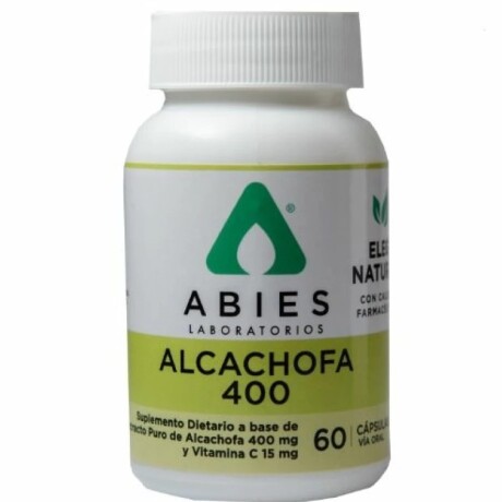 Alcachofa 400mg Abies 60 Cápsulas Alcachofa 400mg Abies 60 Cápsulas