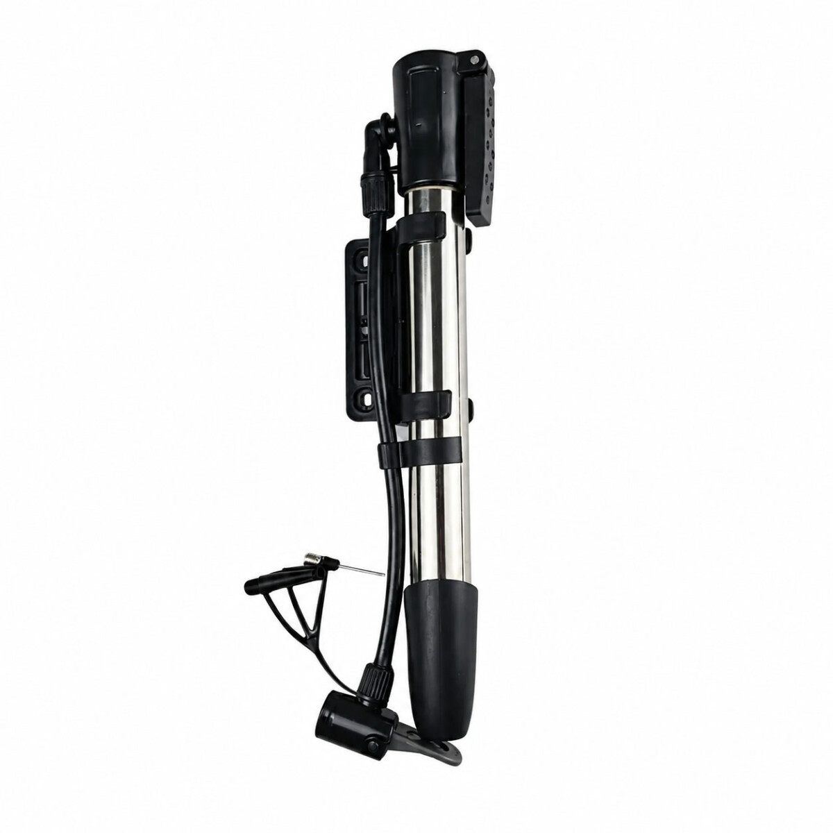 Inflador Manual Bici Pelotas Inflables con Picos - Plateado 