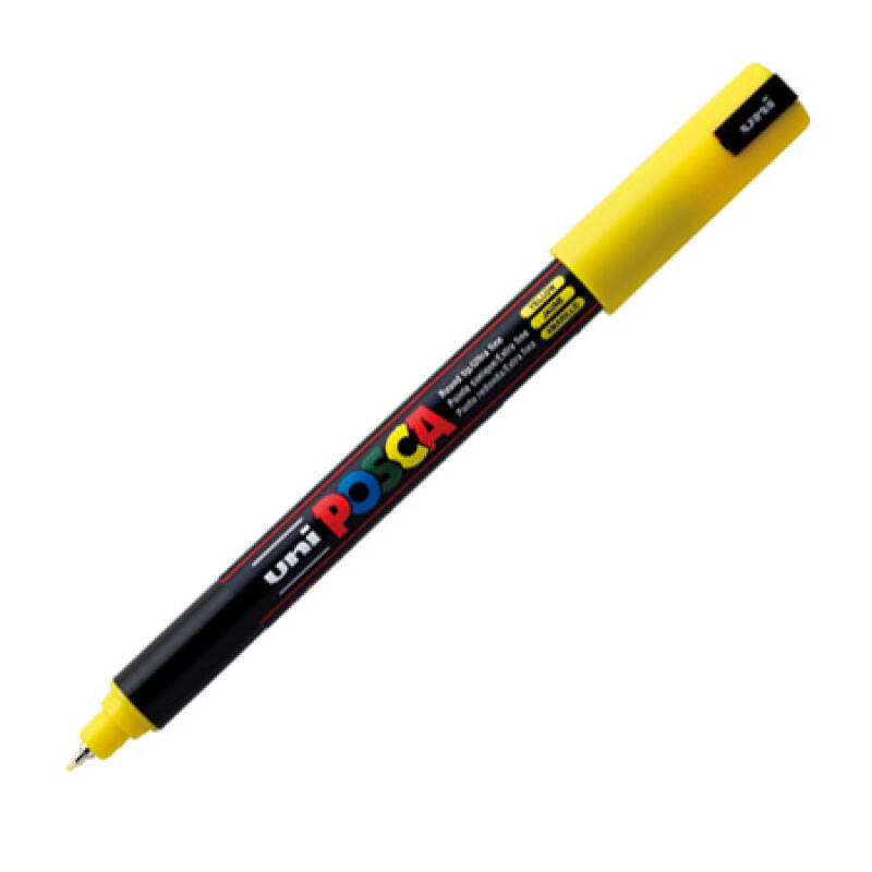 MARCADOR UNI POSCA 0.7 MM AMARILLO N/A