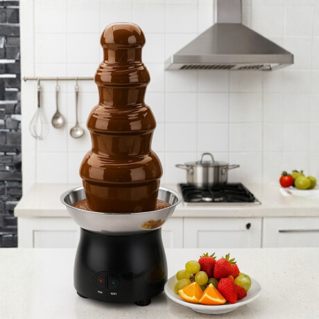 Fuente de Chocolate Eléctrico de Acero Inoxidable 1.8 Litros Fuente de Chocolate Eléctrico de Acero Inoxidable 1.8 Litros