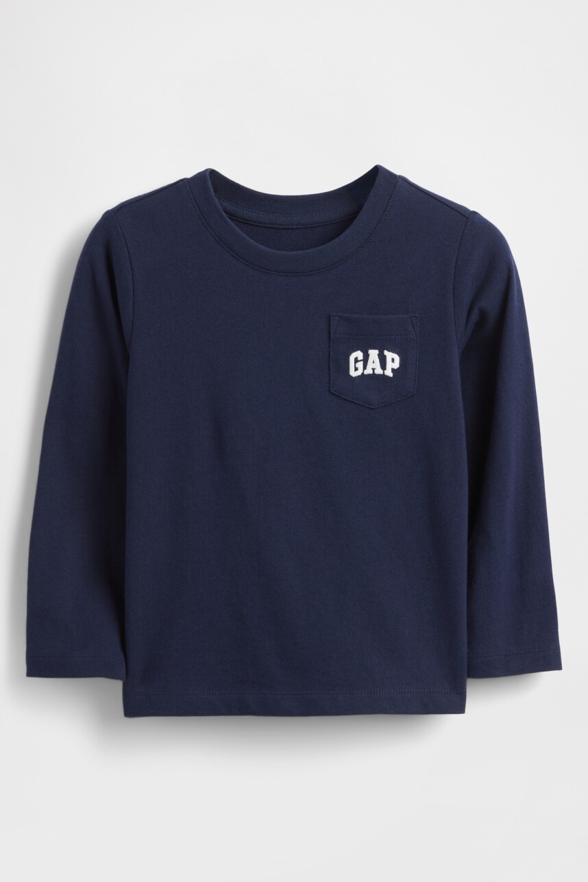 Remera Logo Gap Toddler Niño Tapestry Navy