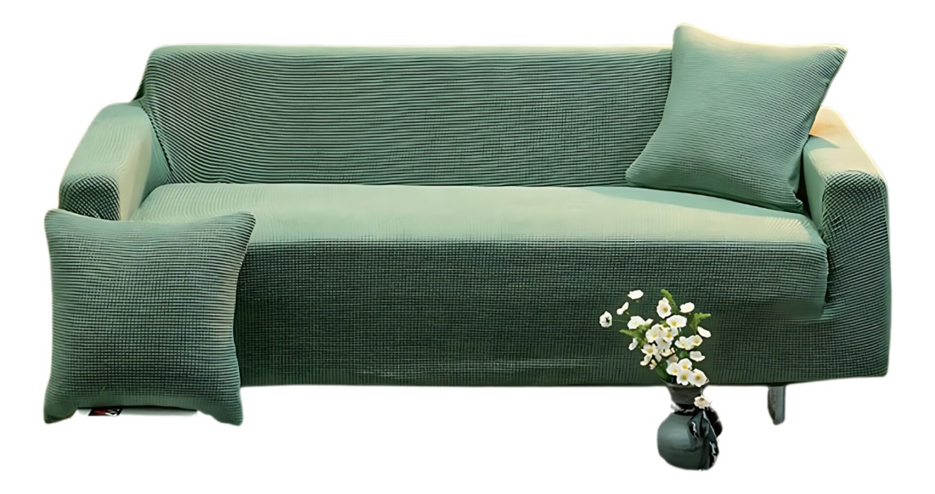 Funda Protector Para Sillón Funda Elástica 3 Cuerpos - Verde 