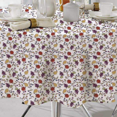 Mantel Bukara Peva Redondo 160 cm Frutas