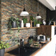 PIEDRA NATURAL ARDOSIA PARA PARED 15X55 GAMAS DE MARRON