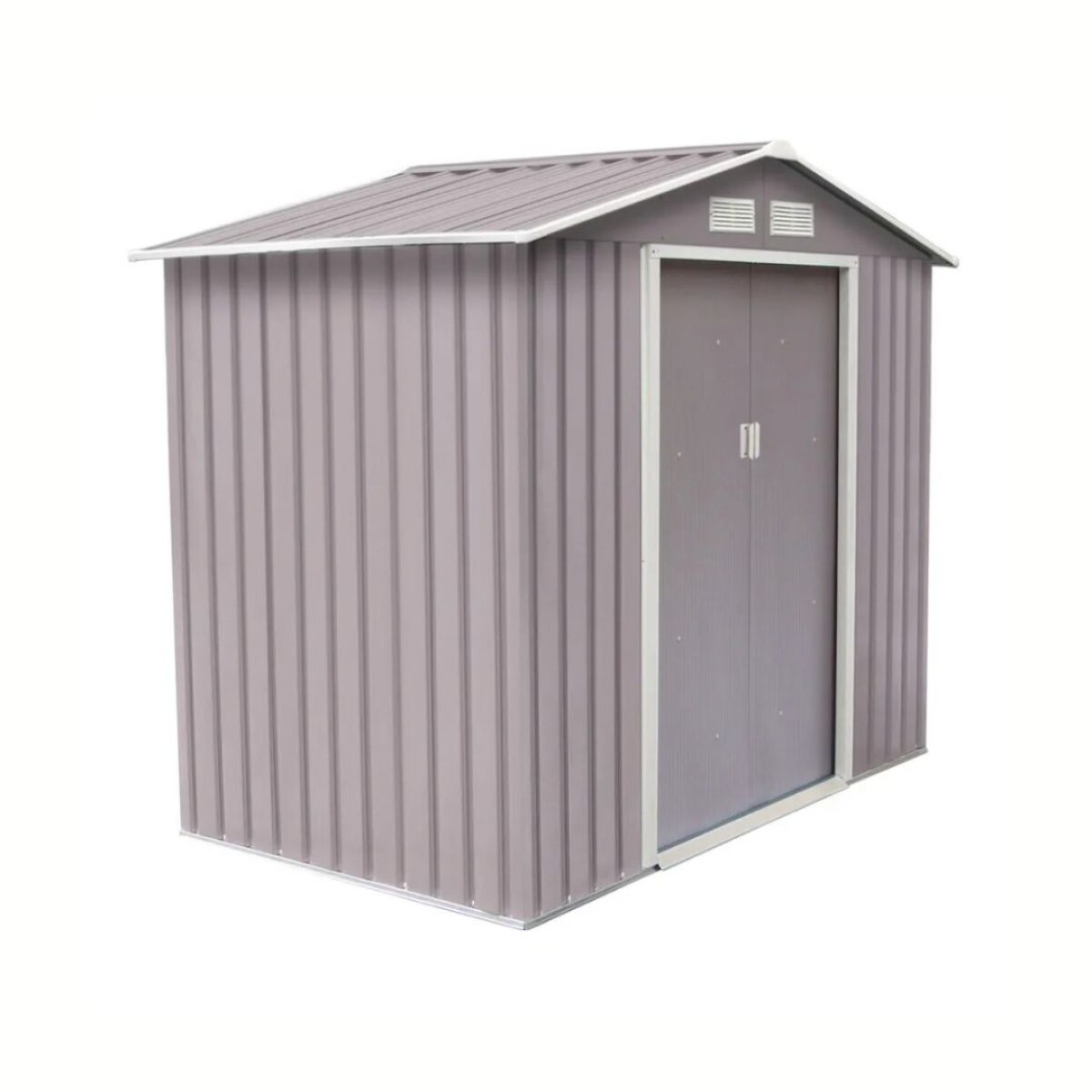 Galpon de Jardn Metalico Puerta Corrediza - 213x127x195 cm 