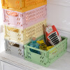 Caja de almacenamiento plegable verde