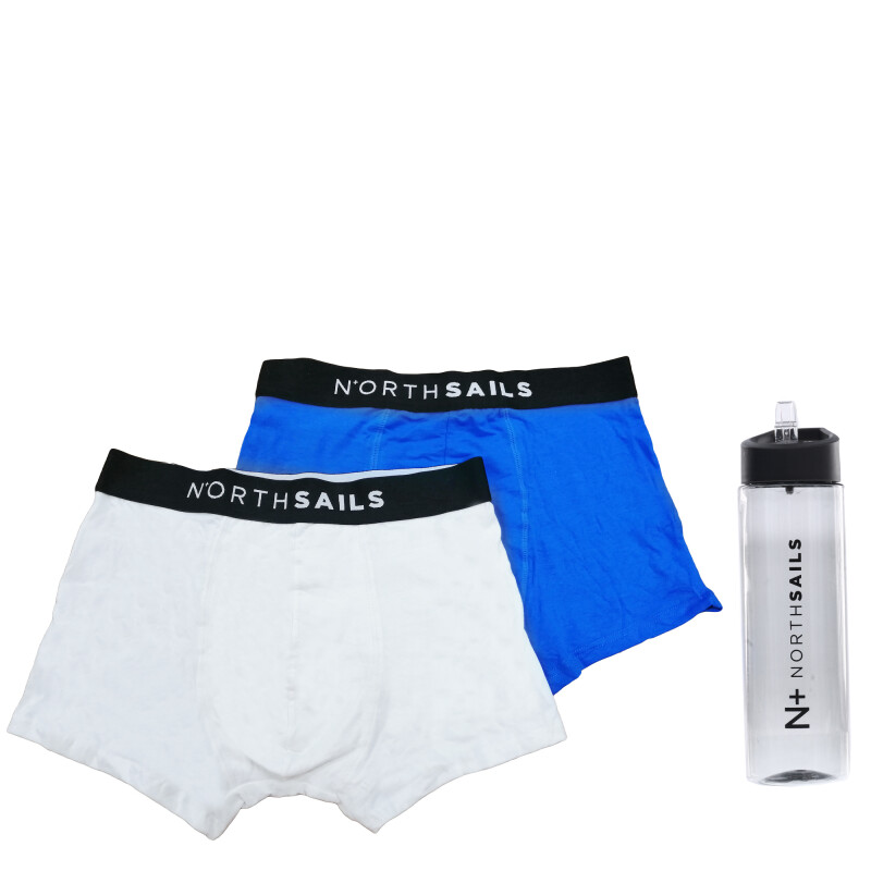 Boxer de Hombre N+ x2 con Caramagnola Blanco - Azul
