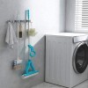 Soporte para escoba acero inoxidable con ganchos Soporte para escoba acero inoxidable con ganchos