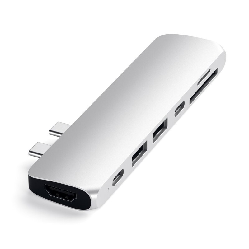 USB-C Pro Hub Multiport with Ethernet Silver USB-C Pro Hub Multiport with Ethernet Silver