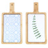 Tabla para picadas de bamboo con plato de cerámica extraíble Tabla Para Picadas De Bamboo Con Plato De Cerámica Extraíble