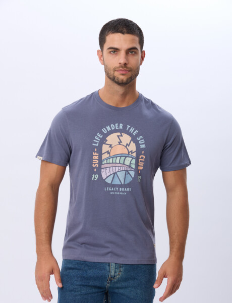 REMERA ESTAMPADA DE ALGODÓN Indigo