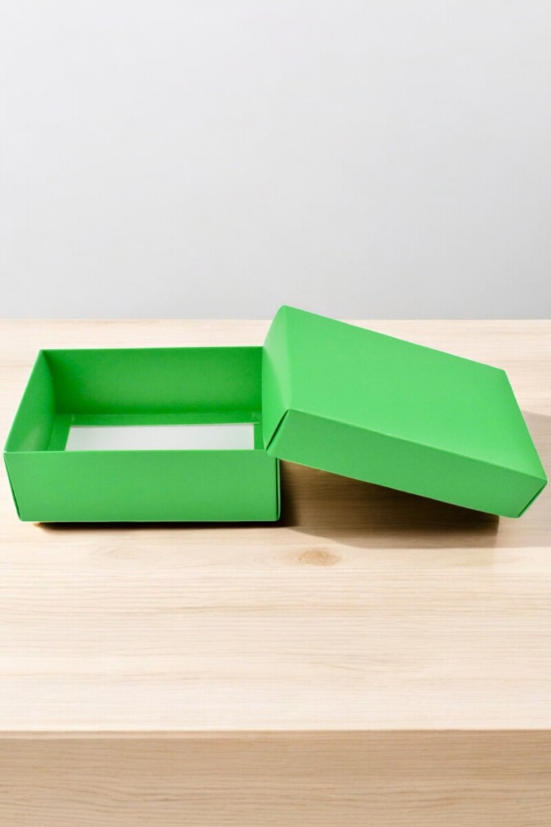 Caja eco 03 - 8x12x4,5 cm. - VERDE BENETTON 