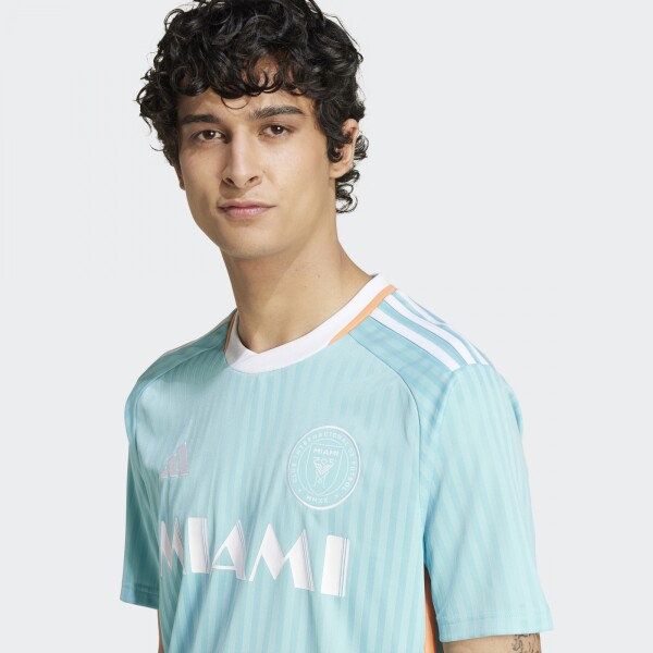 Camiseta Adidas Messi Inter Miami CF 24 Tercer Uniforme Celeste