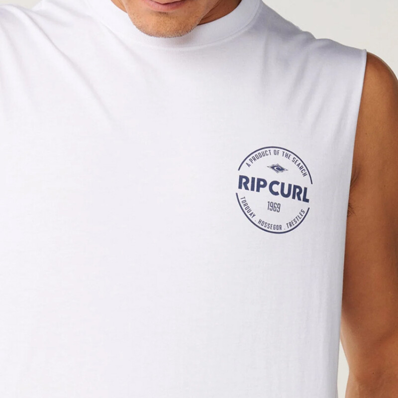 Musculosa Rip Curl Staple Muscle - Blanco Musculosa Rip Curl Staple Muscle - Blanco