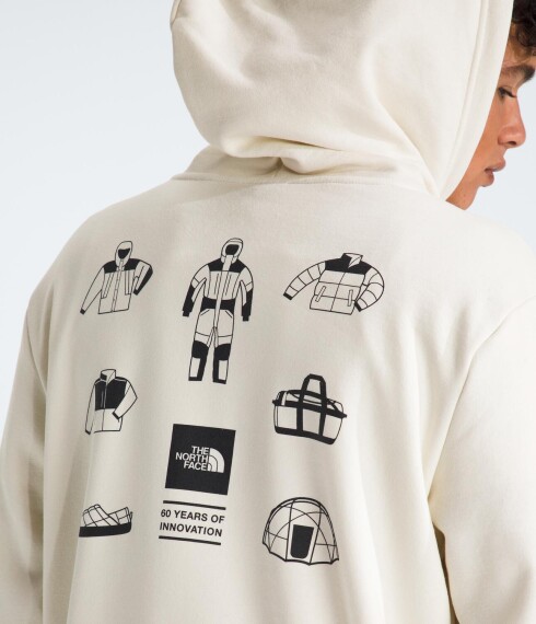 CANGURO MOUNTAIN MIRAGE REGULAR HOODIE White Dune