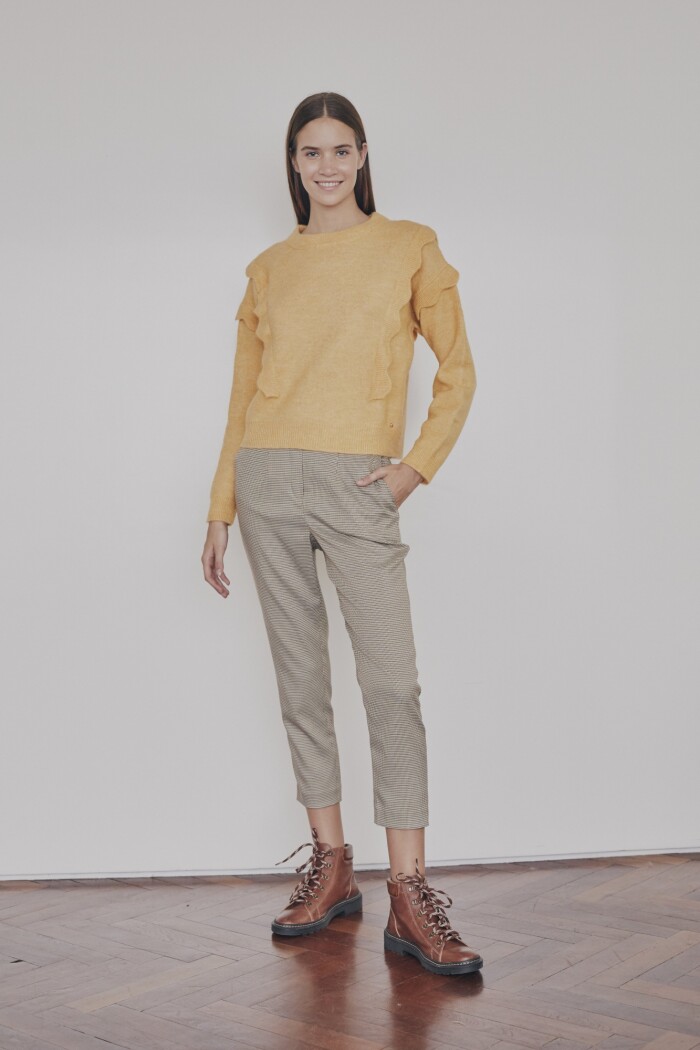 Pantalón Escocés Camel Camel