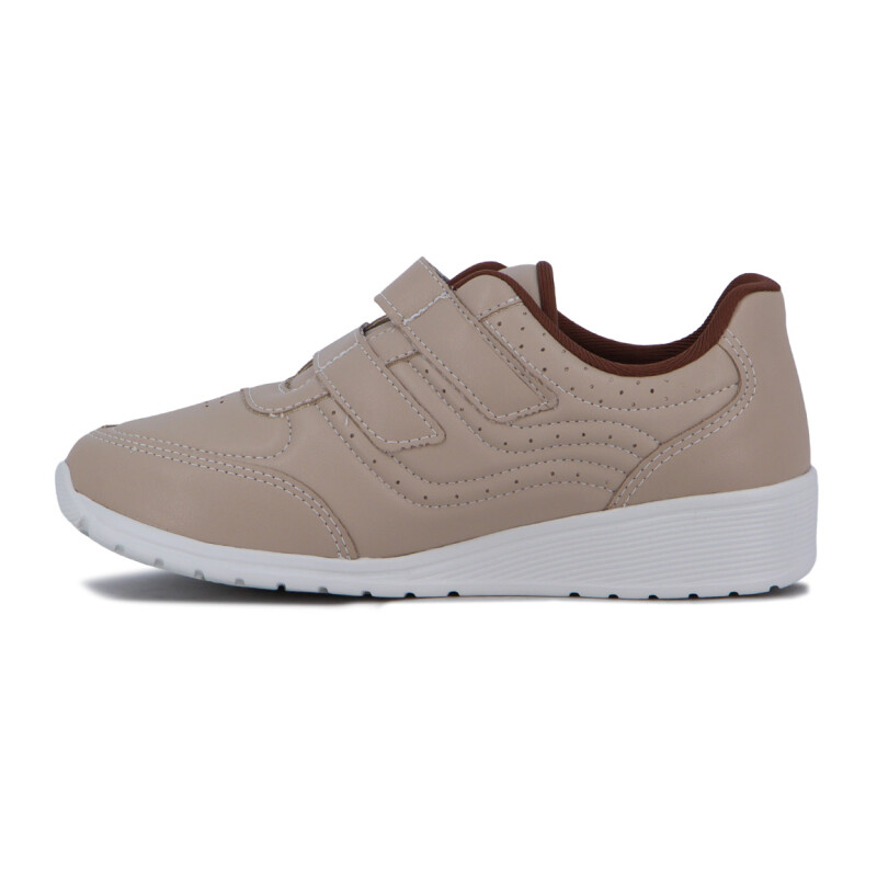 Kolosh Calzado Deportivo Mujer C/ Velcro - Marron Claro Marron Claro