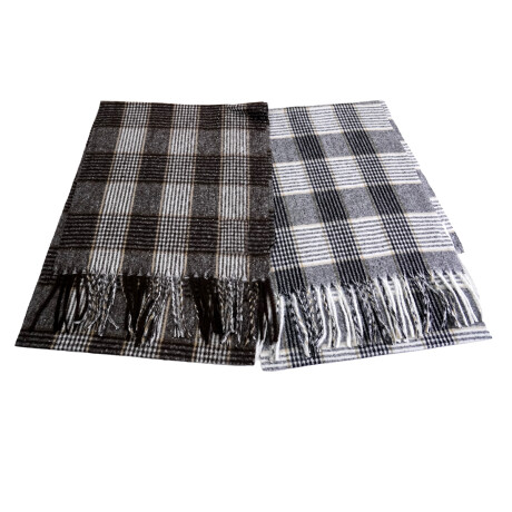 BUFANDA HOMBRE CUADRILLE 180X33CM 126GR 35900 Q60 BUFANDA HOMBRE CUADRILLE 180X33CM 126GR 35900 Q60