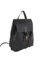 Mochila de cuero con solapa Mochila de cuero con solapa