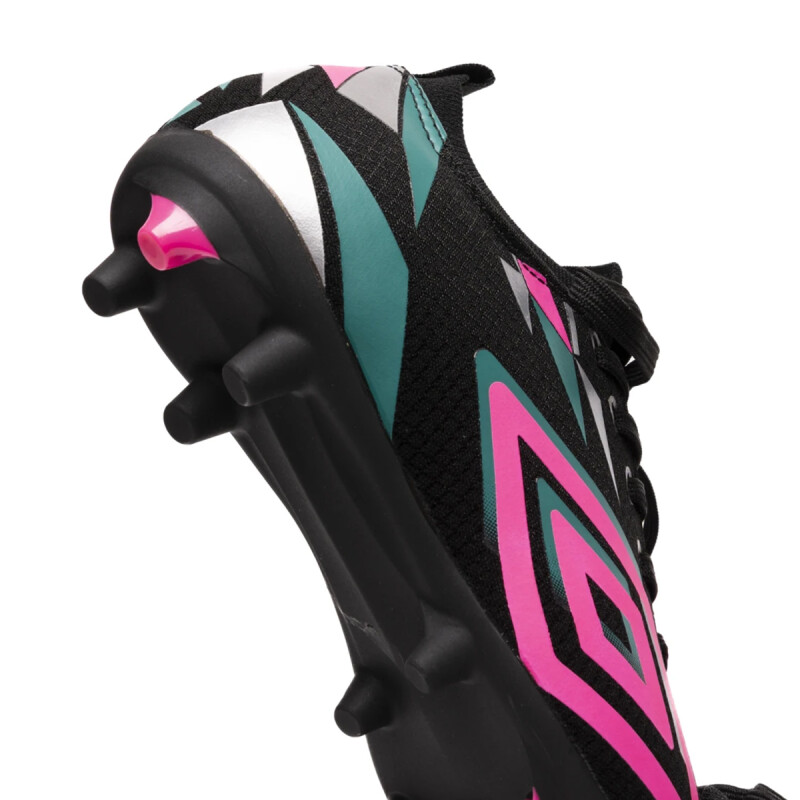 Futbol Cancha JR(FG) - Umbro - UMBRO CALZADO HIT HG de Niños - 20206502 Negro-fucsia