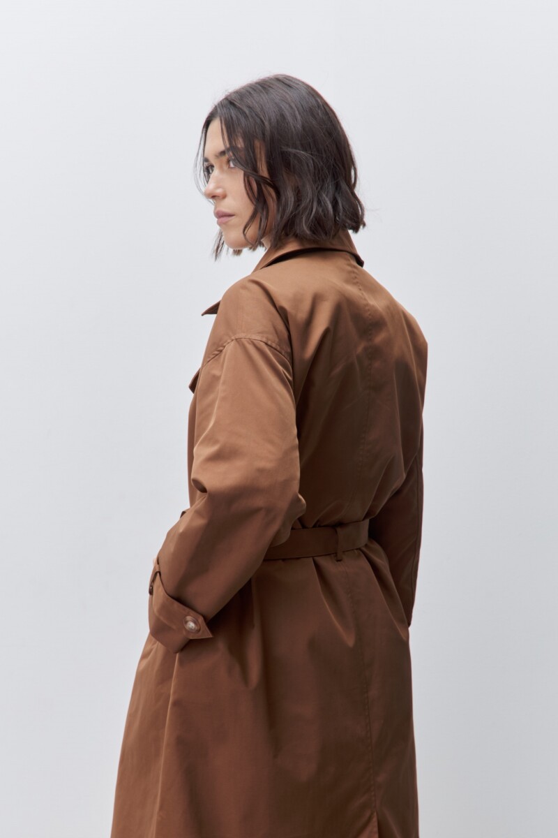 TRENCH ZUNO Chocolate
