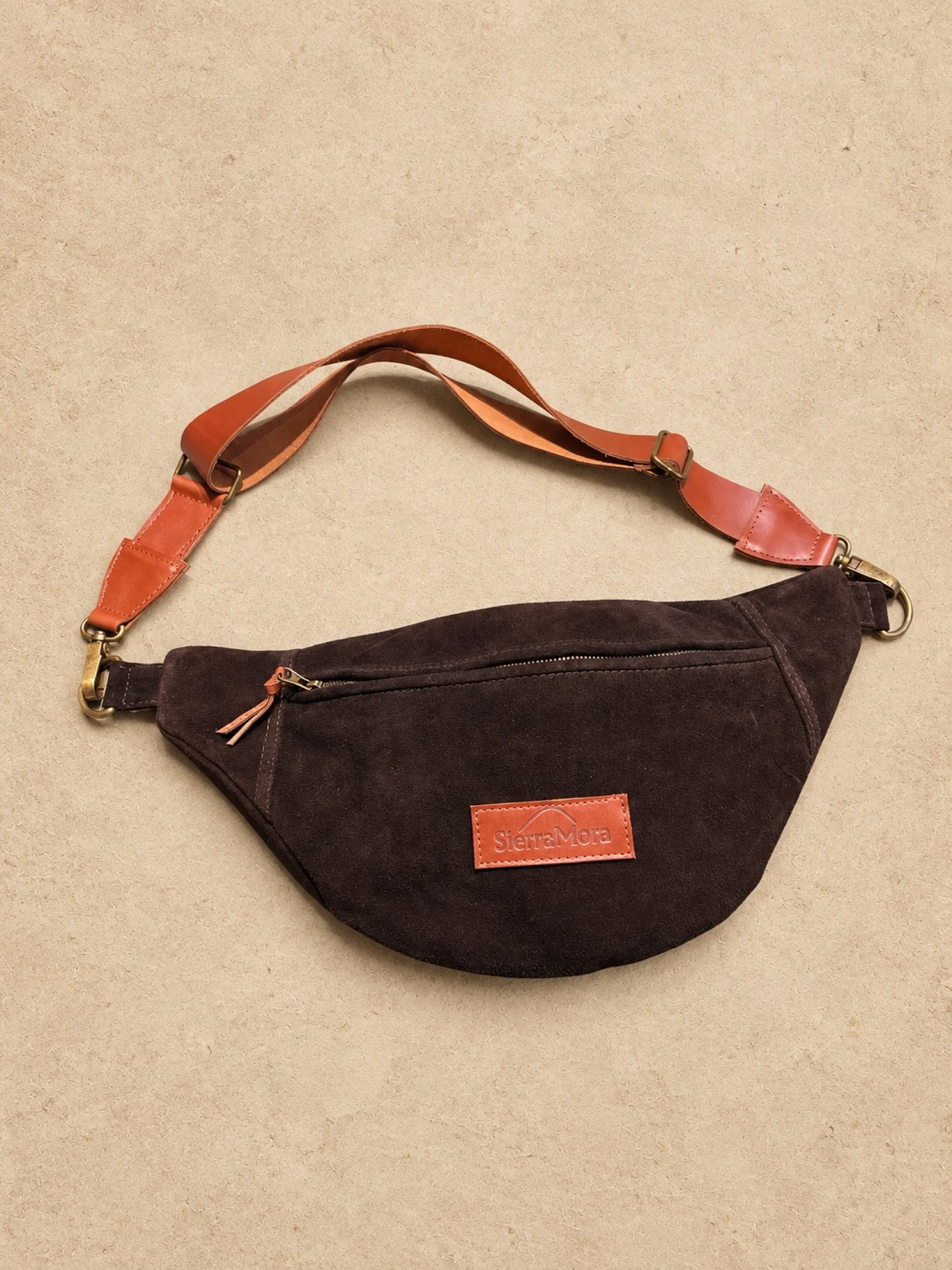 Leather Fanny Pack - Gamuza