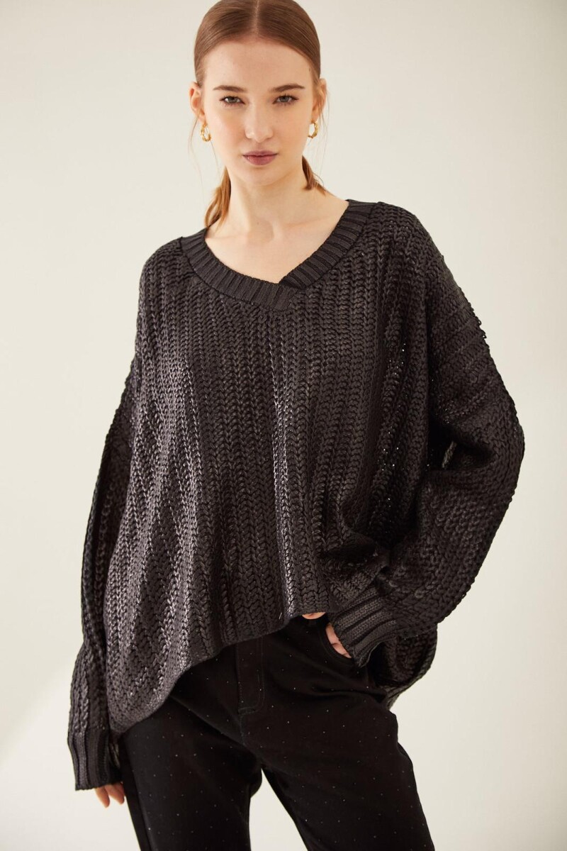 SWEATER MOON - NEGRO 