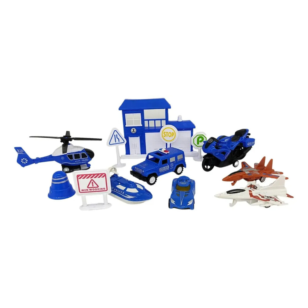 Set de Policía con Vehículos y Accesorios – City Police Set de Policía con Vehículos y Accesorios – City Police