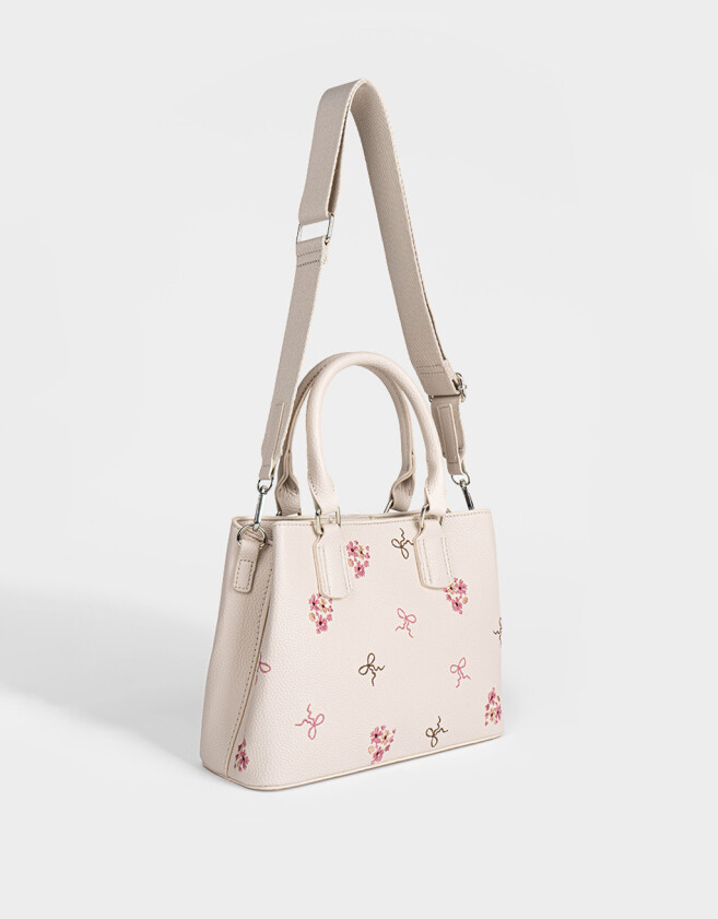City Carteras Medianas - Estampado Flores