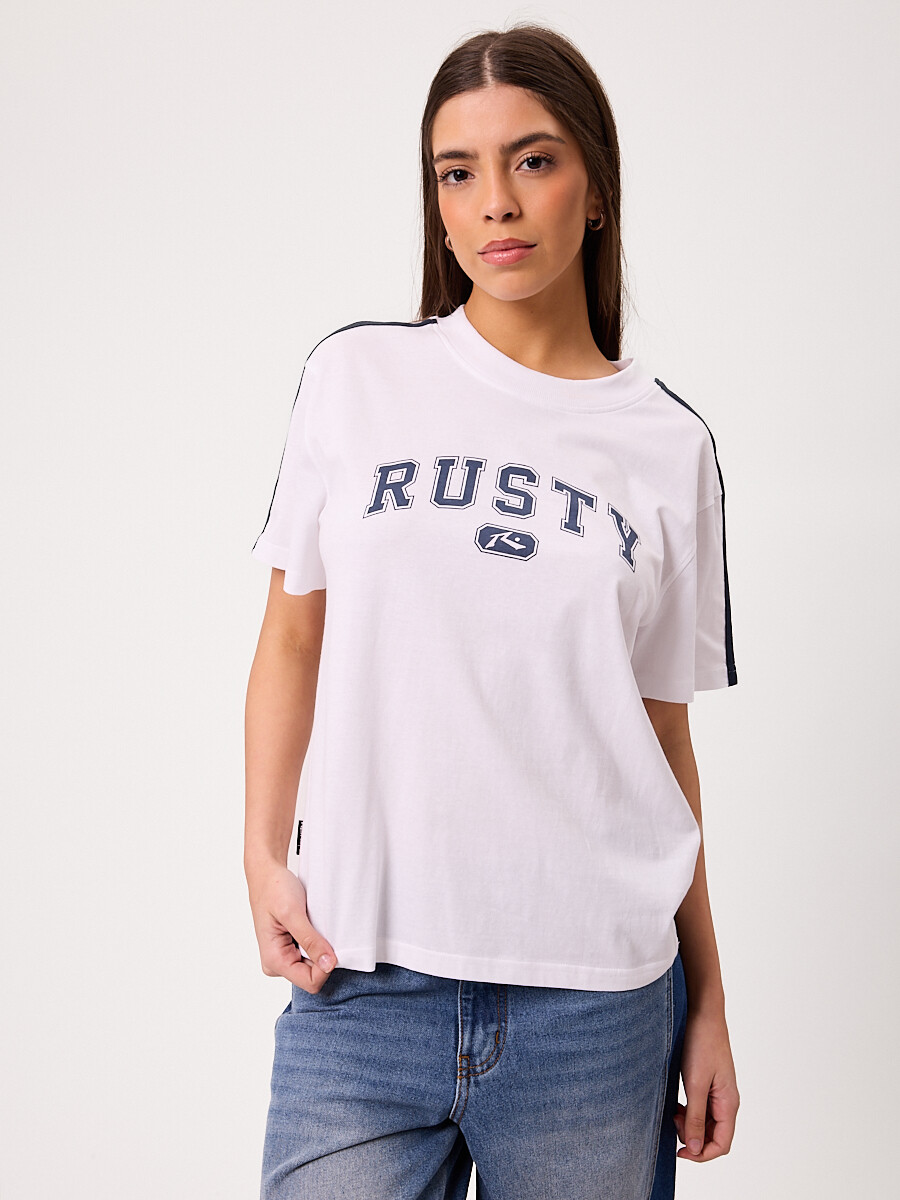 T-SHIRT SULLIVAN RUSTY - Blanco 
