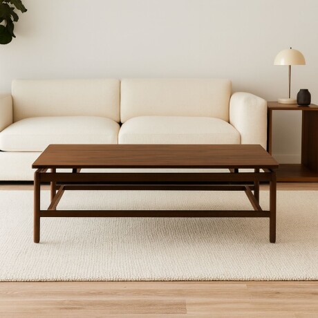 MESA DE CENTRO TRILOGIA MARRÓN - CUADRADO/A