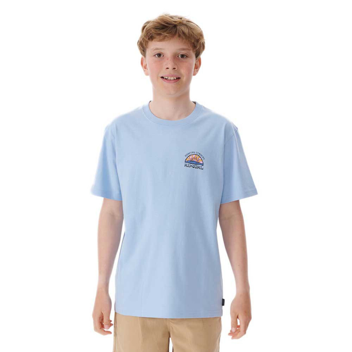Remera MC Rip Curl Rays And Hazed Celeste - Niños 
