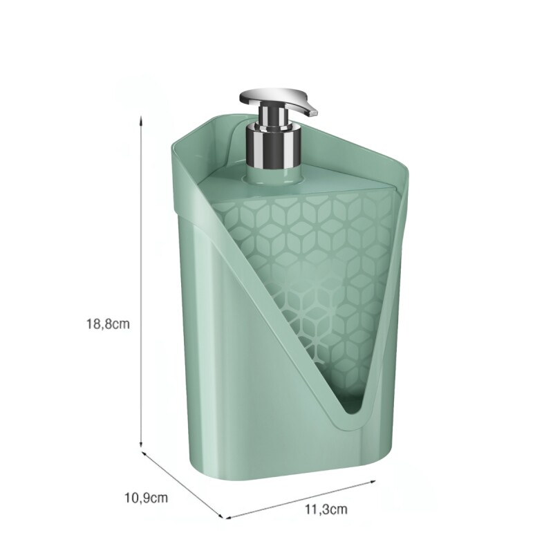 Dispensador de jabón click VERDE MENTA
