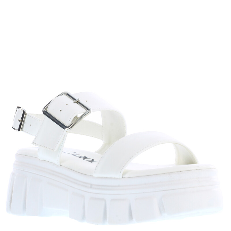 Sandalias de Mujer Miss Carol MISISIPI con plataforma Blanco