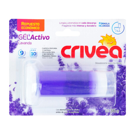 GEL ACTIVO CRIVEA 36 GR REPUESTO LAVANDA GEL ACTIVO CRIVEA 36 GR REPUESTO LAVANDA