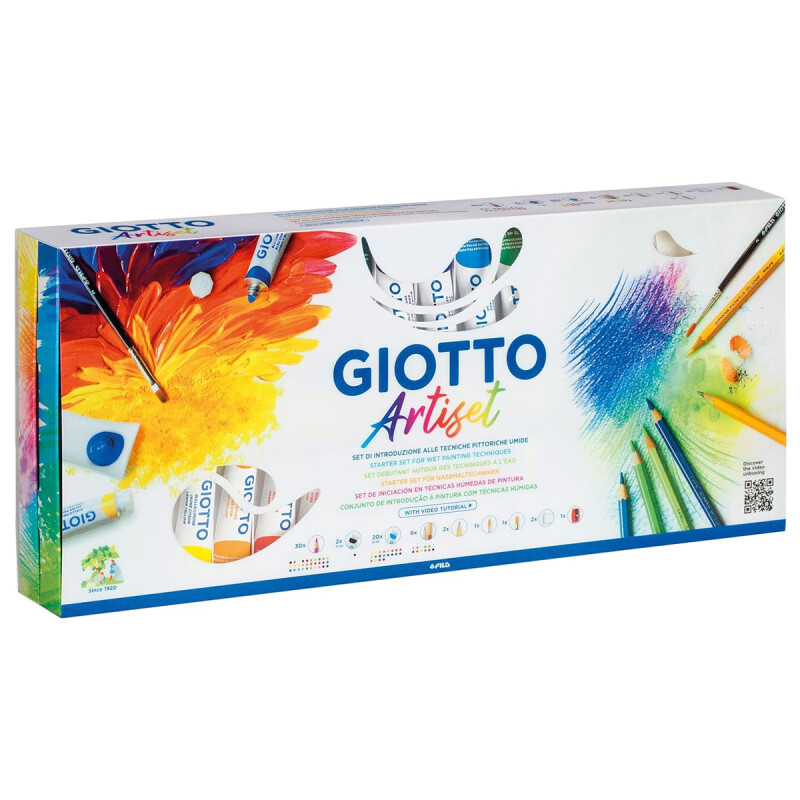 Giotto Artiset Set de iniciación a las técnicas de pintura Giotto Artiset Set de iniciación a las técnicas de pintura