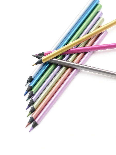 LAPICES COLORES METALIZADOS x 12 MULTICOLOR