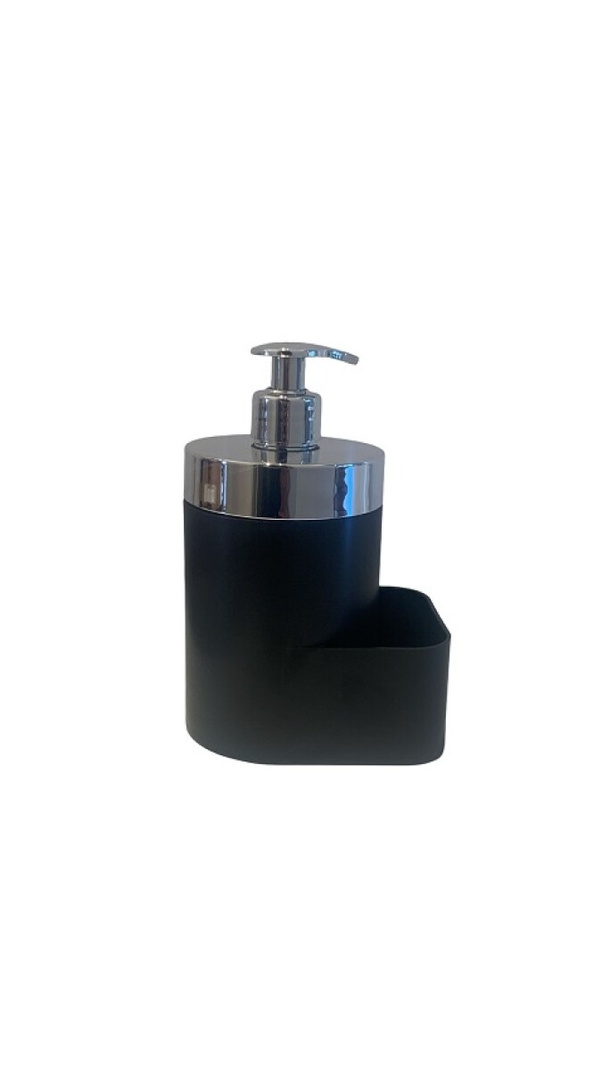 Dispensador de Jabón líquido y porta esponja - Negro 