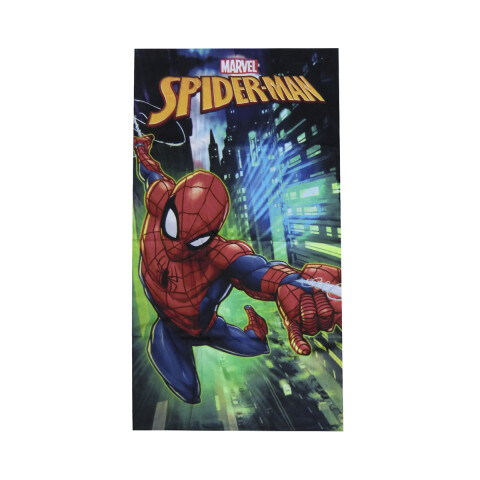 Toalla Playera Algodón 70 x 130 cm Spiderman Multicolor